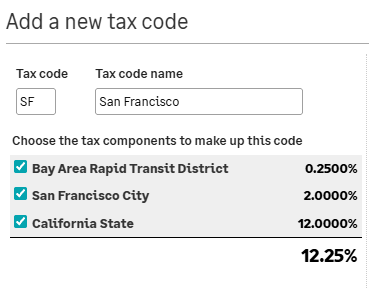 US sales tax on orders