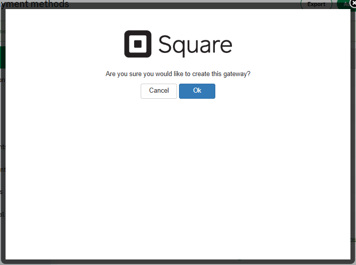 Brightpearl payments: Square