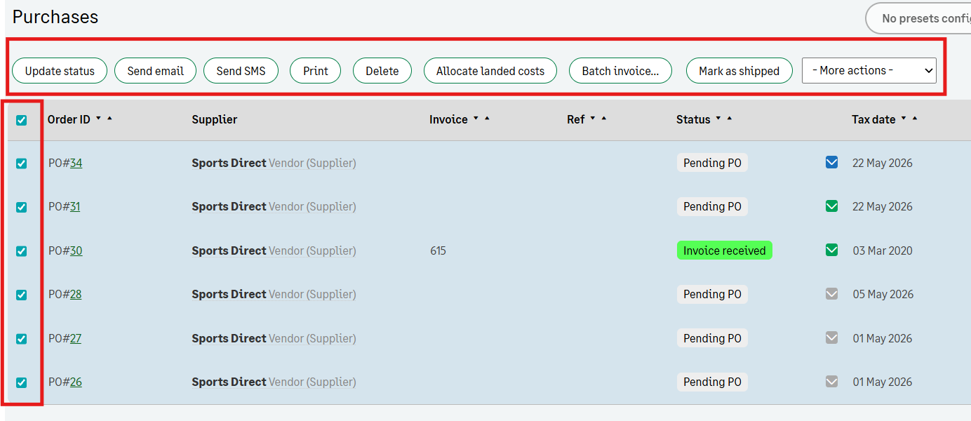 Batch processing data