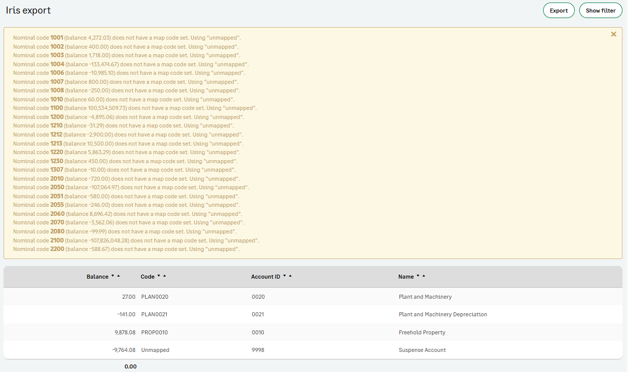 Transferring data to IRIS
