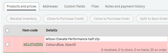 Unreceiving items from purchase orders