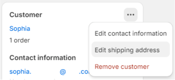 Getting started with Shopify Order Edits
